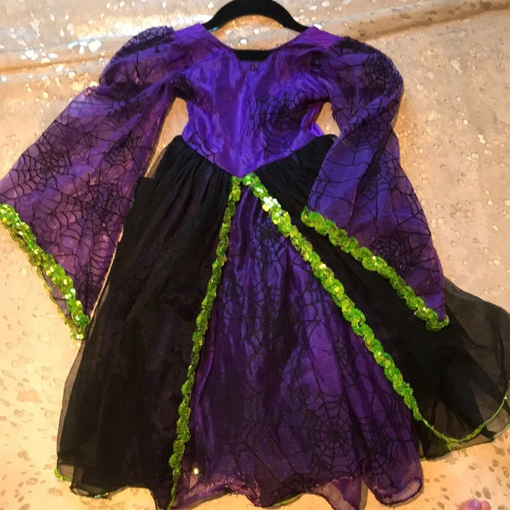 Halloween witch costume. Exquisite detailing!